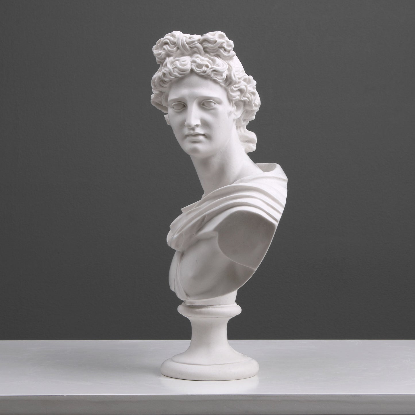 Apollo Bust Statue (Greek God Statue)