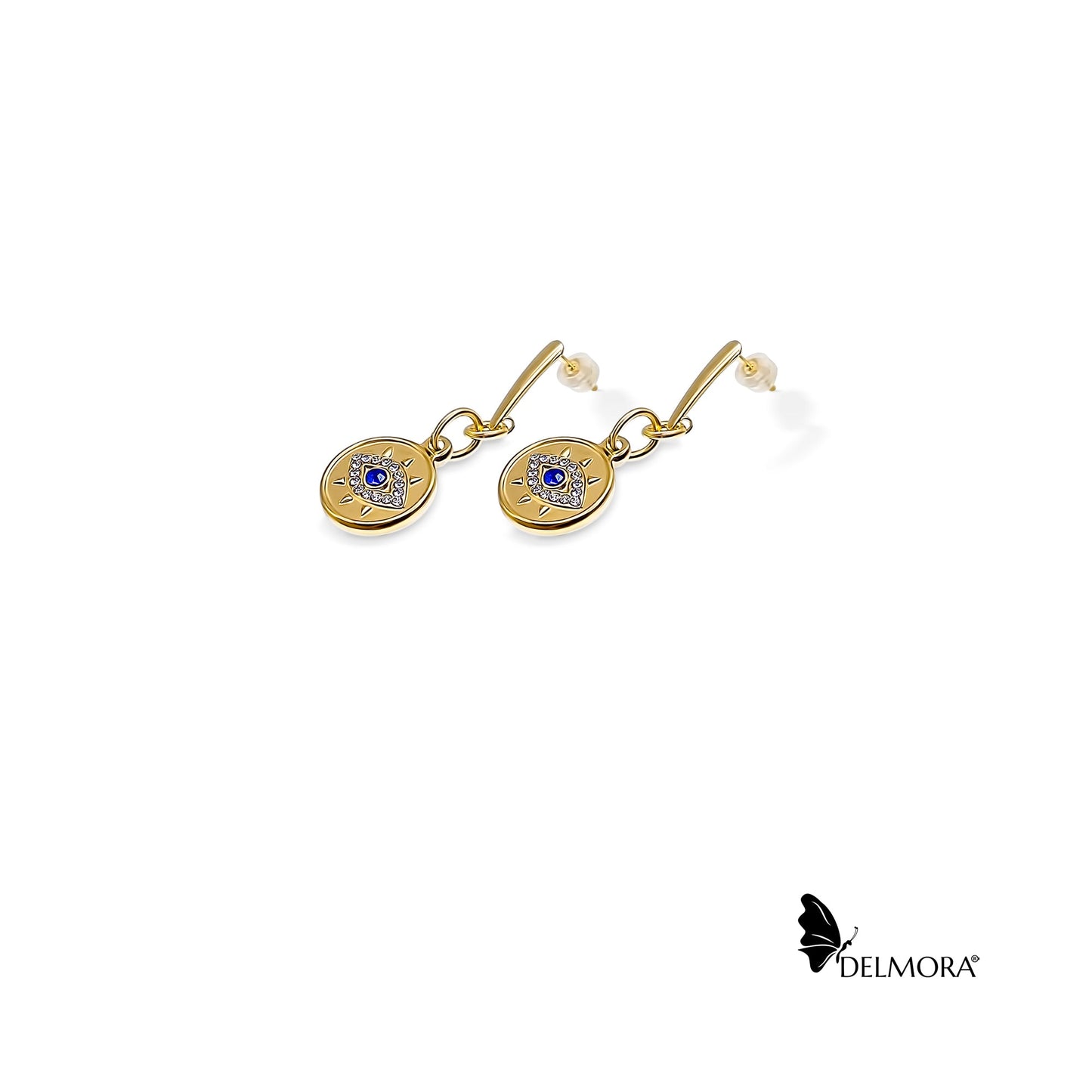 Sparkling Blue Evil Eye Set