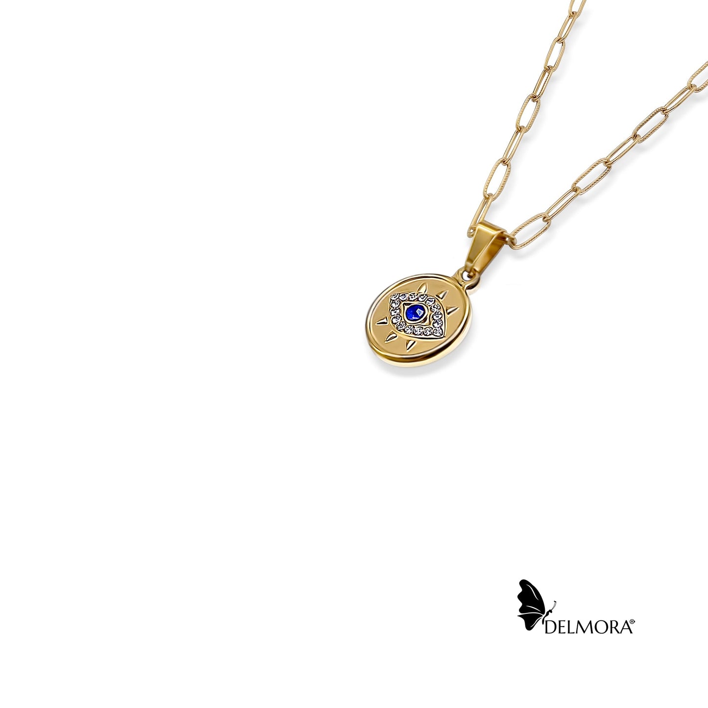 Sparkling Blue Evil Eye Set