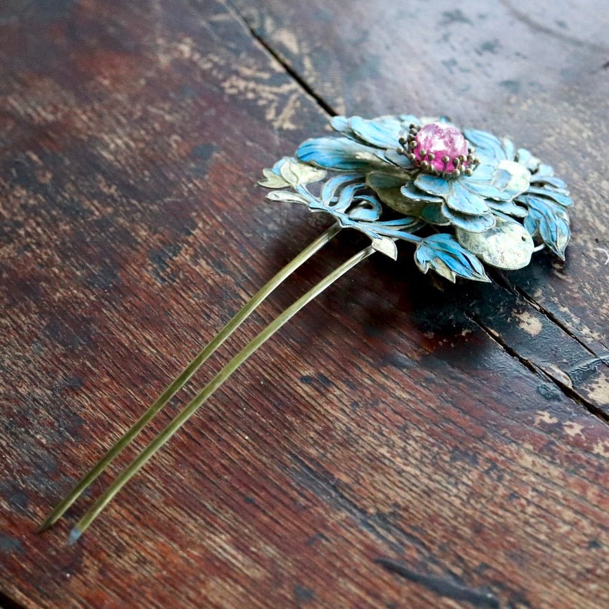 Antique Tian-Tsui (üc´ä) Hair Pin - Large