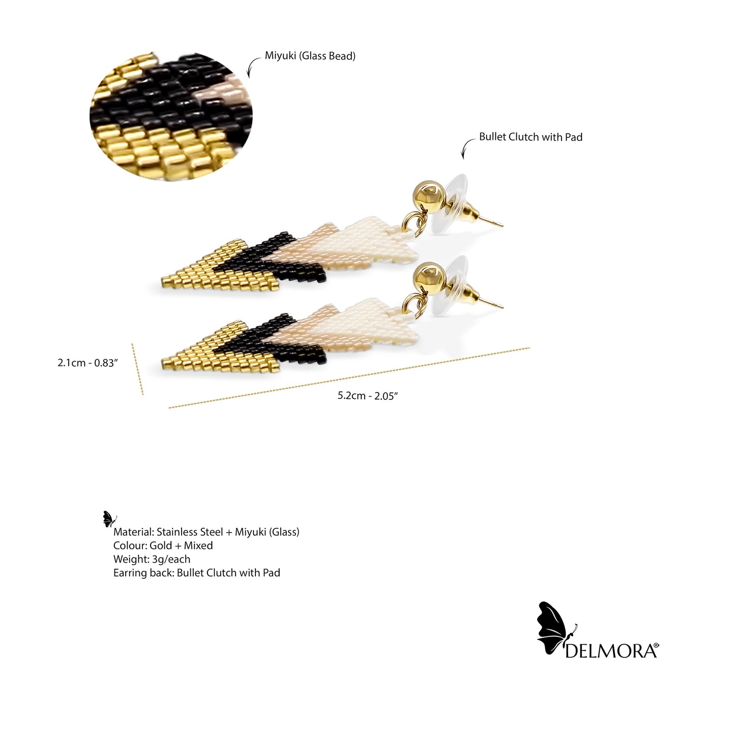 4-Triangle Earrings