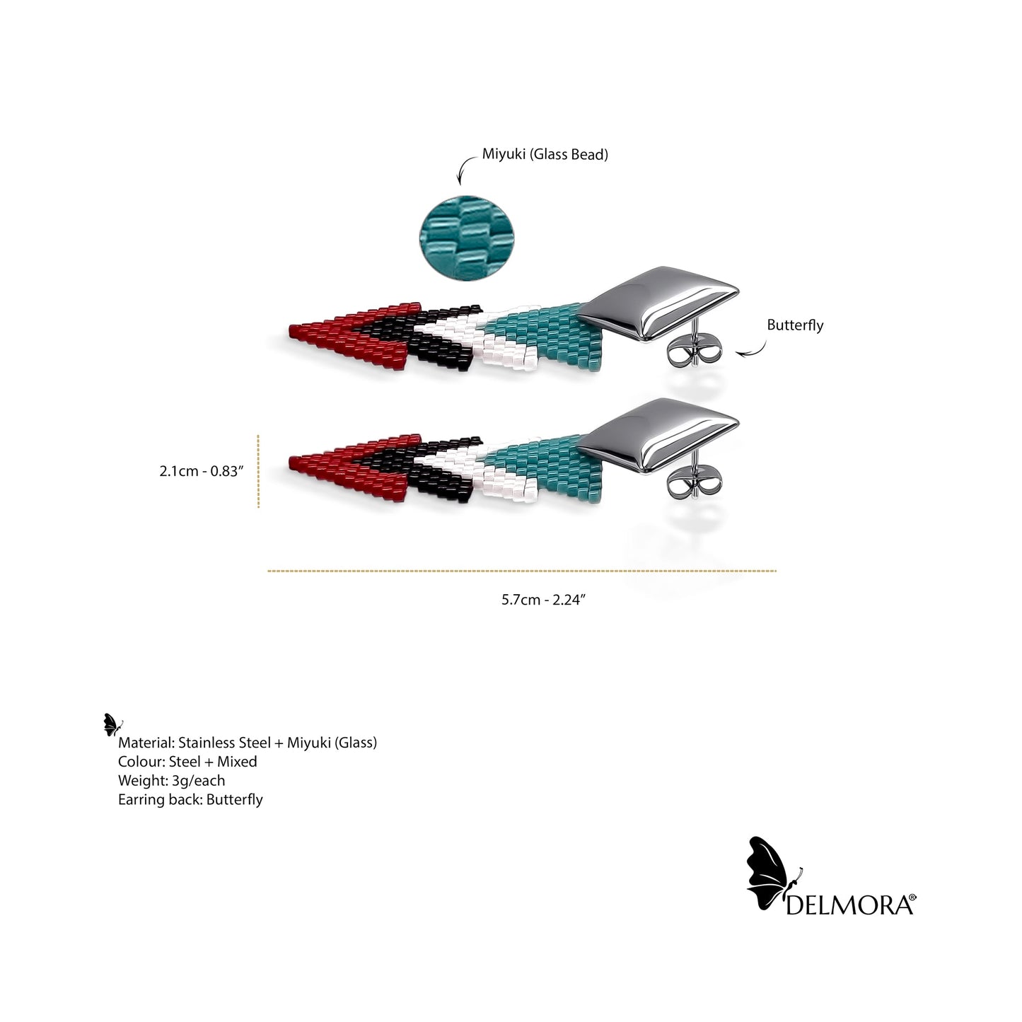 4-Triangle Earrings