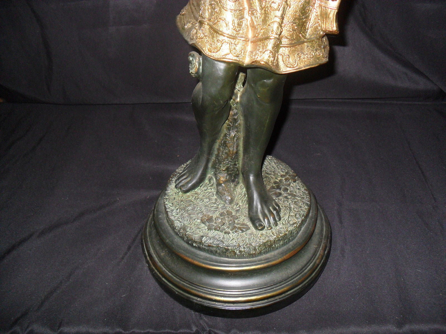 Glass Top Table - Blackamoor Standing