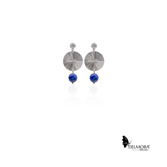 Sun Ray-Lapis Lazuli Earrings