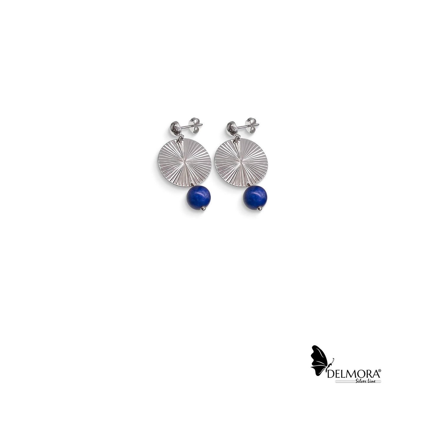 Sun Ray-Lapis Lazuli Earrings