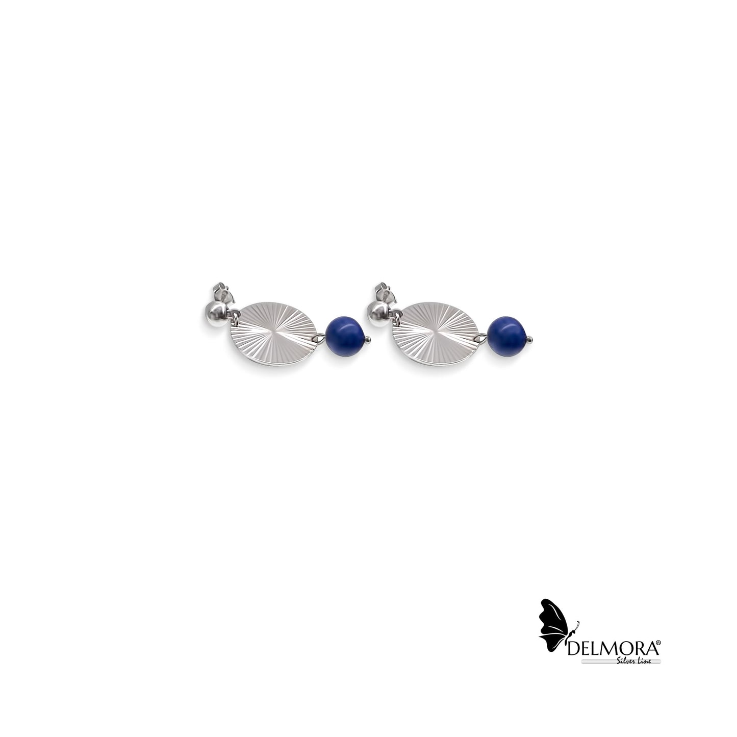 Sun Ray-Lapis Lazuli Earrings