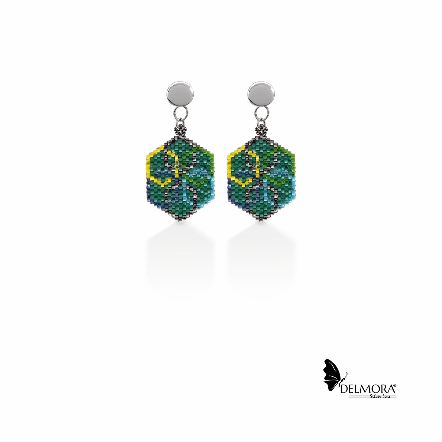 Hexagon Earrings