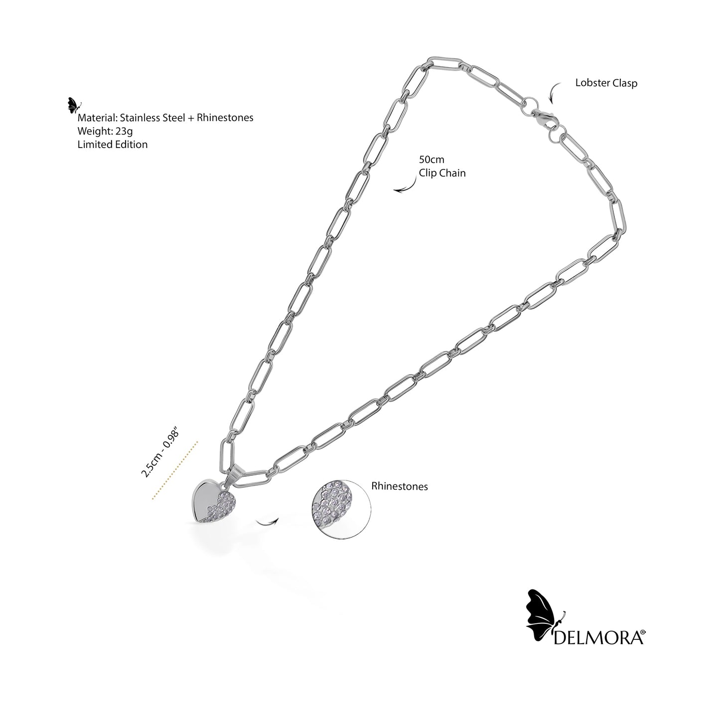 Sparkling Heart Necklace