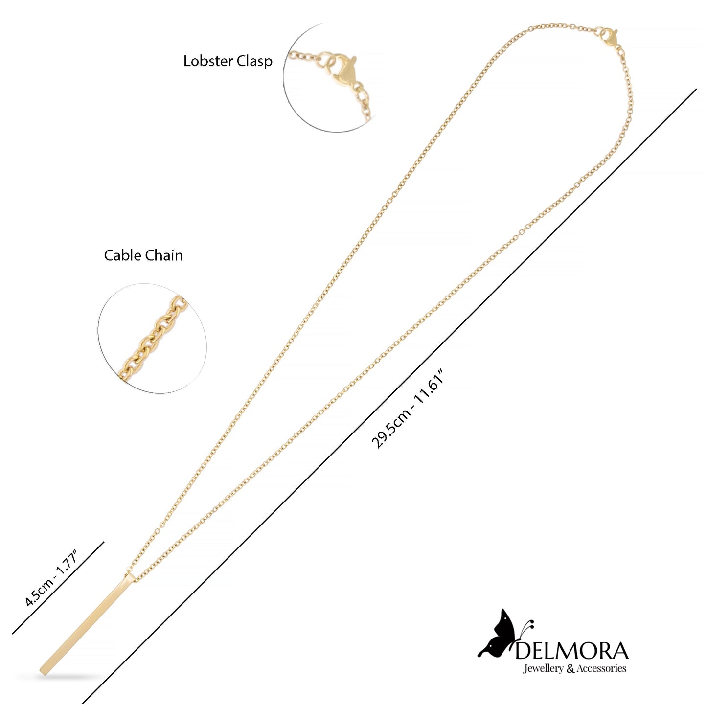 3D Cuboid Necklace