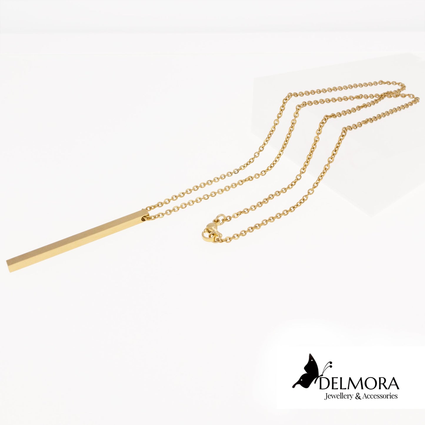 3D Cuboid Necklace
