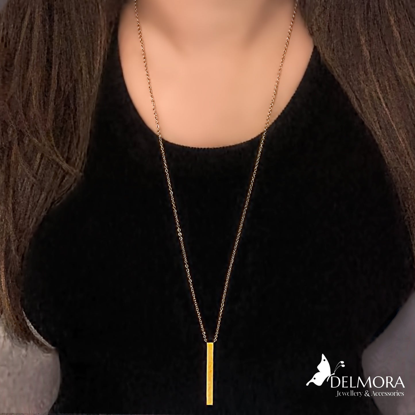 3D Cuboid Necklace