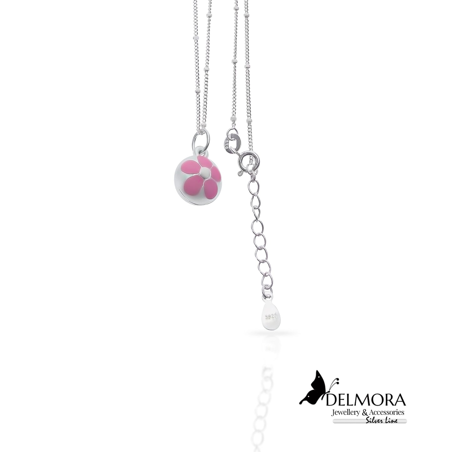 Pink Flower Necklace