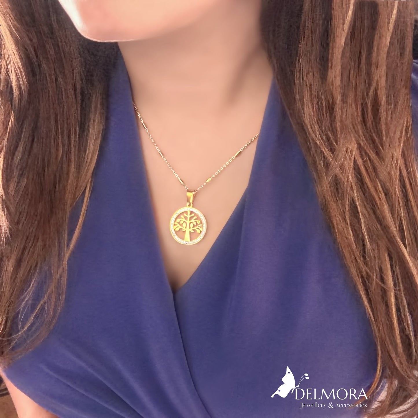 Sparkling Tree of Life Necklace