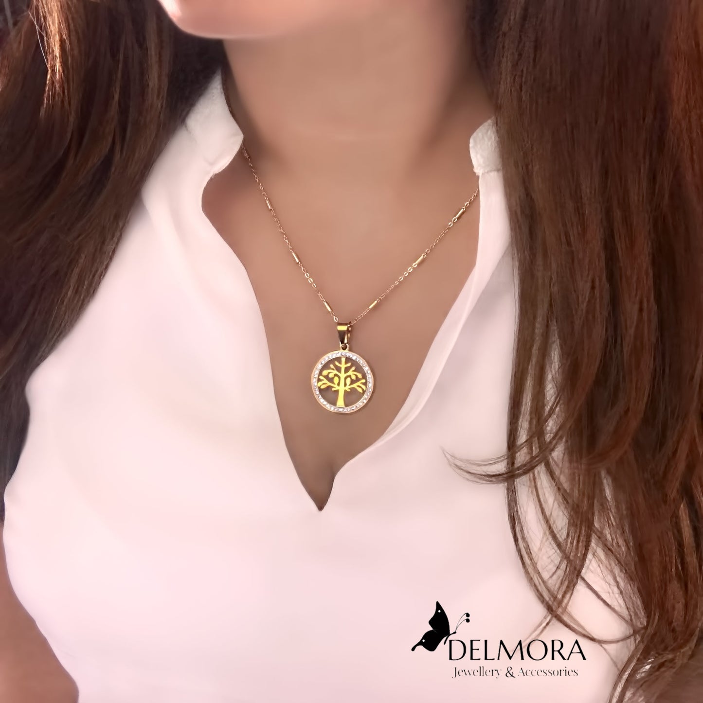 Sparkling Tree of Life Necklace