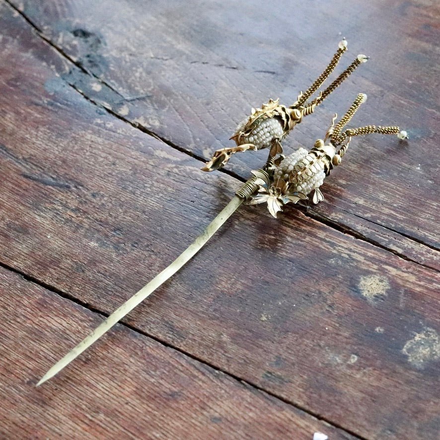 Antique Qing Dynasty Tian-Tsui (üc´ä) Hair Pin - Extra Large - 1027