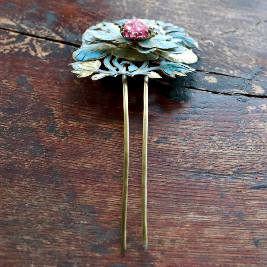 Antique Tian-Tsui (üc´ä) Hair Pin - Large