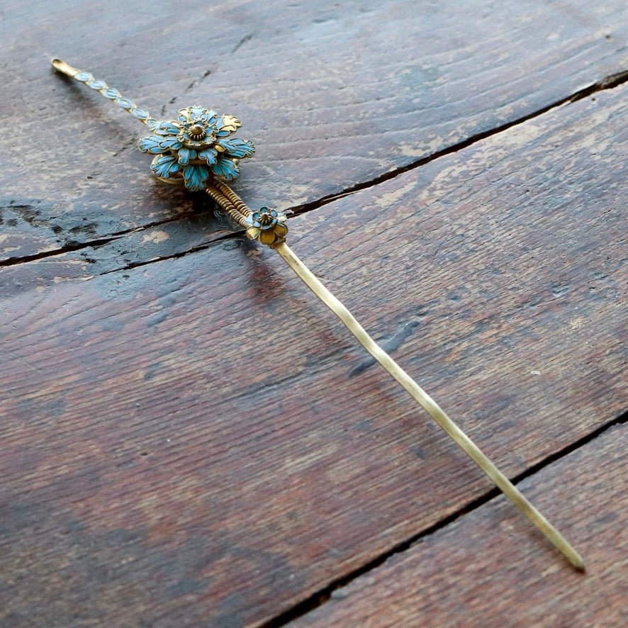 Antique Tian-Tsui (üc´ä) Hair Pin - Large