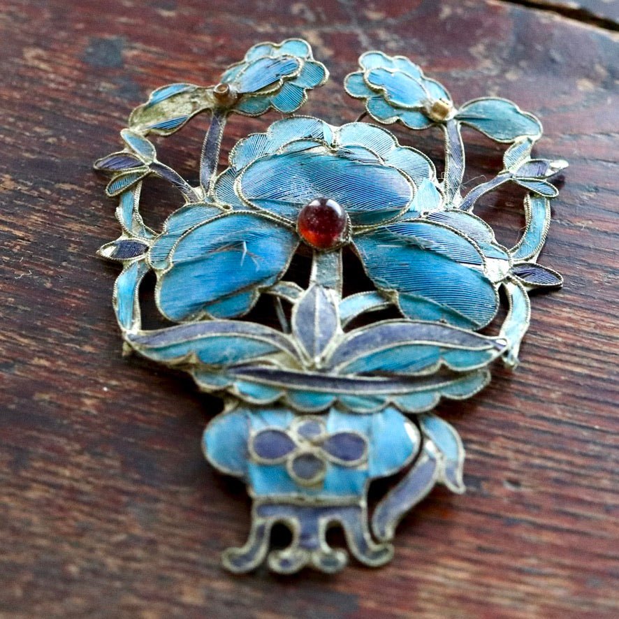 Antique Tian-Tsui (üc´ä) Hair Pin - Medium