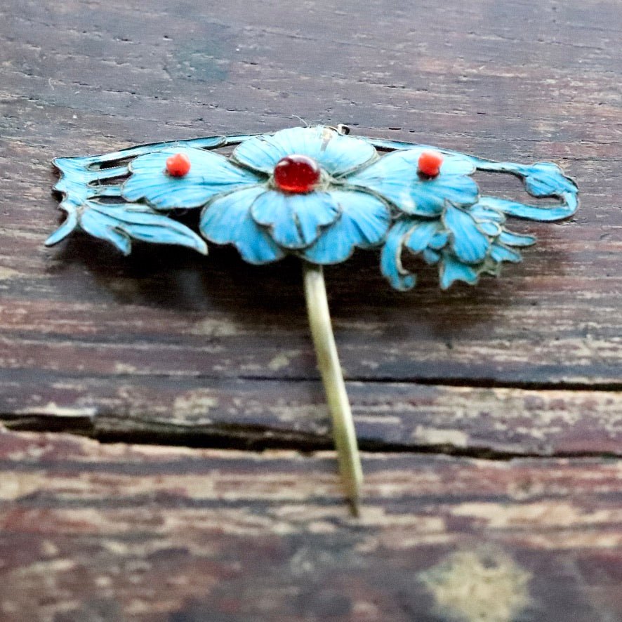 Antique Tian-Tsui (üc´ä) Hair Pin - Medium