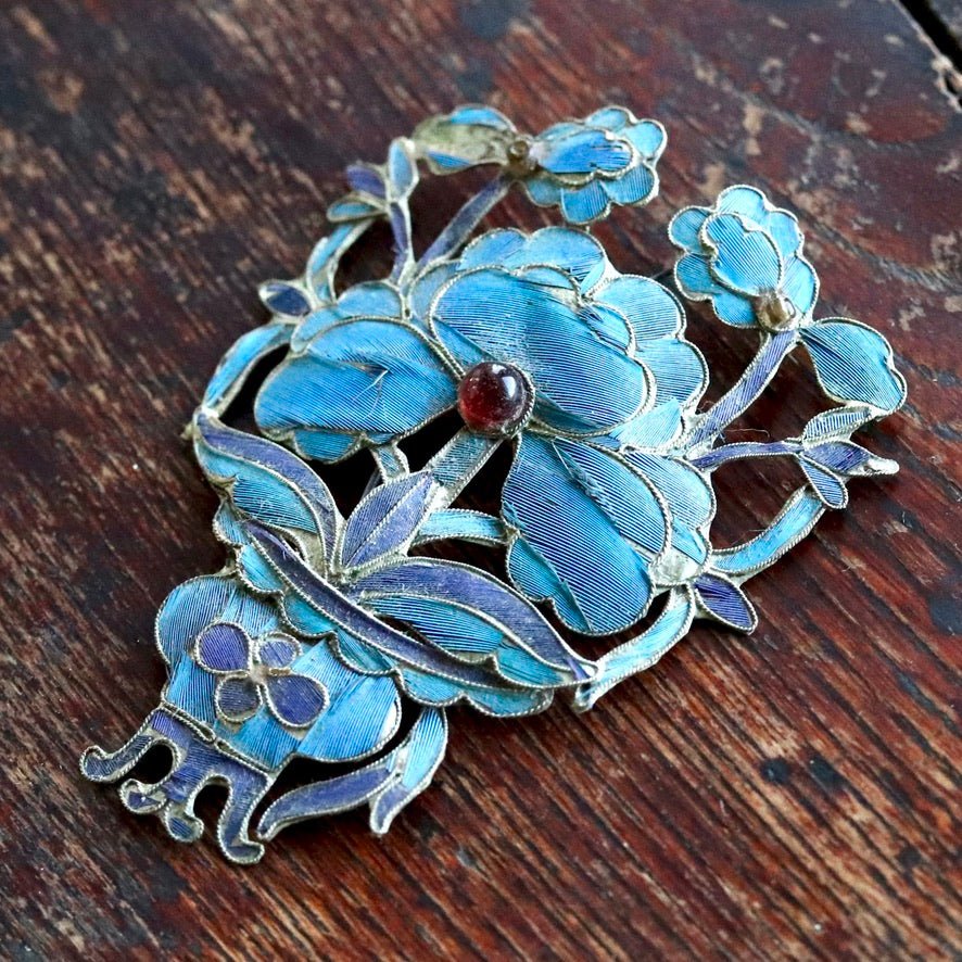 Antique Tian-Tsui (üc´ä) Hair Pin - Medium