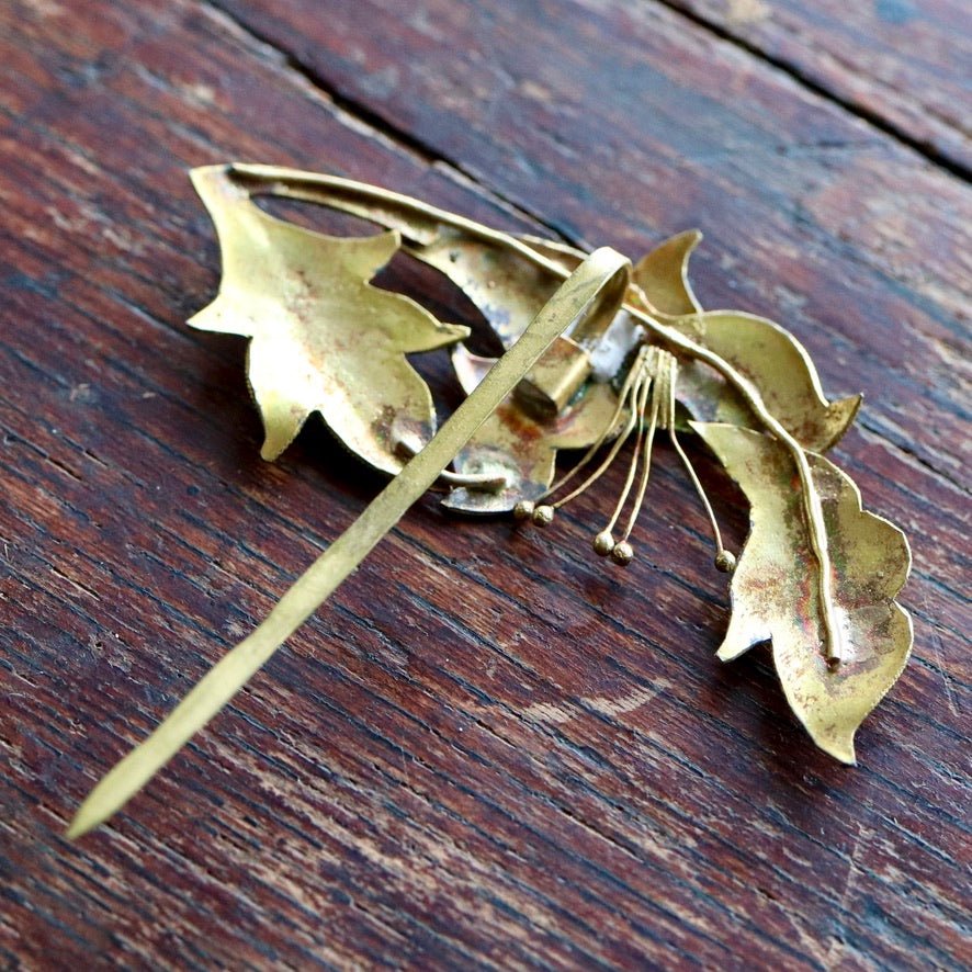 Antique Tian-Tsui (üc´ä) Hair Pin - Small, Fing fisher feather