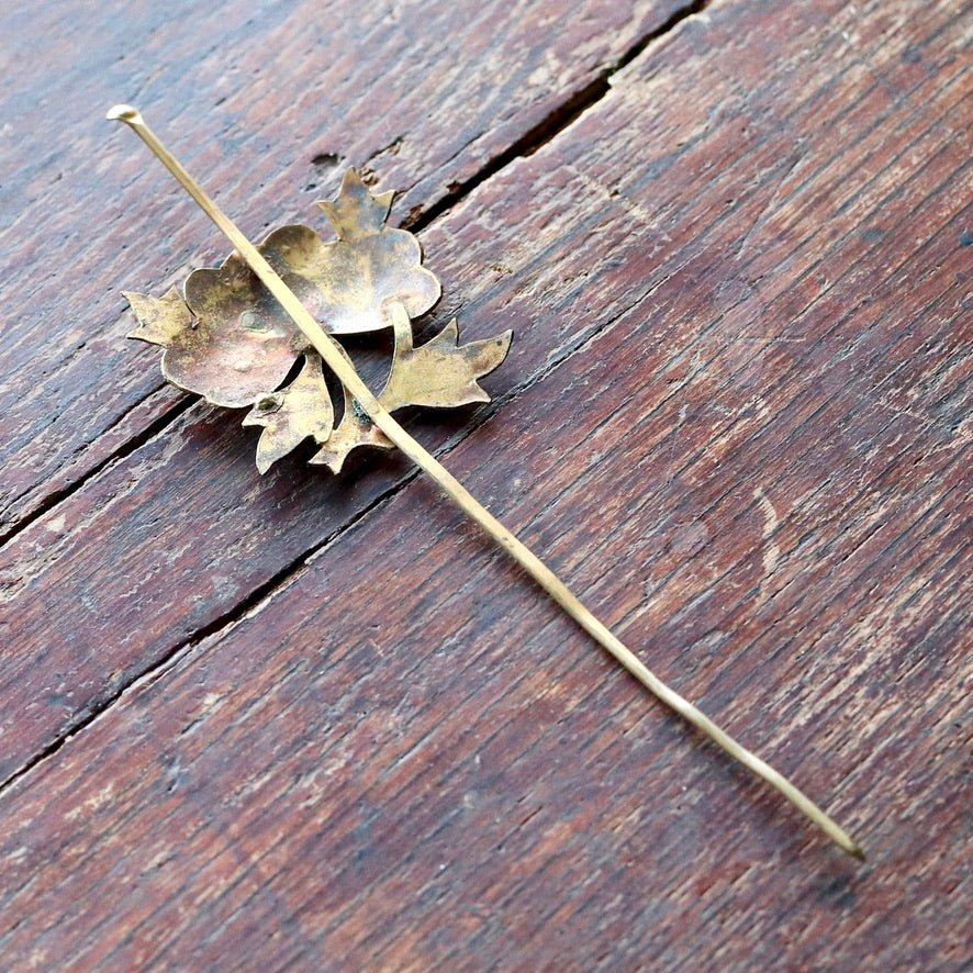 Antique Tian-Tsui (üc´ä) Hair Pin - Small, Fing fisher feather